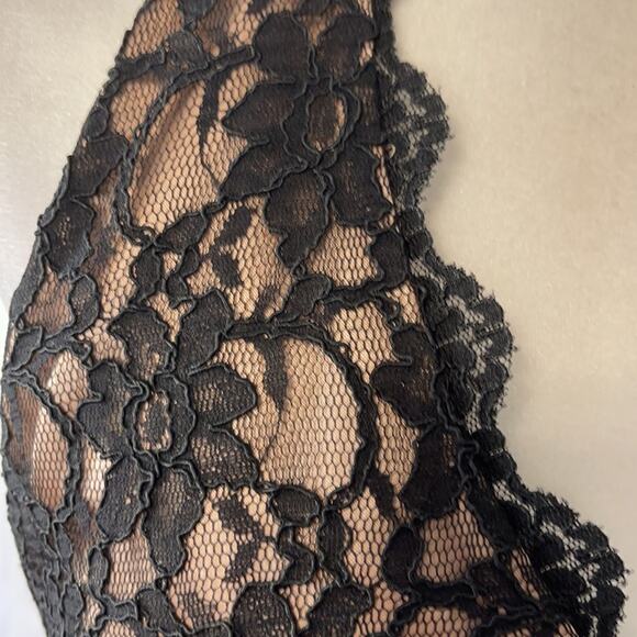 Eliza J Black Lace Halter Style Cocktail Dress Size 10 - Picture 11 of 11